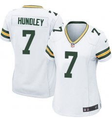 Womens Nike Packers #7 Brett Hundley Game White NFL Jersey Womens Nike Packers #7 Brett Hundley Game White NFL Jersey