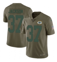 Nike Packers #37 Josh Jackson Olive Youth Stitched NFL Limited 2017 Salute to Service Jersey Nike Packers #37 Josh Jackson Olive Youth Stitched NFL Limited 2017 Salute to Service Jersey