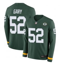 Packers 52 Rashan Gary Green Team Color Youth Stitched Football Limited Therma Long Sleeve Jersey Packers 52 Rashan Gary Green Team Color Youth Stitched Football Limited Therma Long Sleeve Jersey