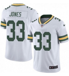 Youth Green Bay Packers 33 Aaron Jones White Vapor Untouchable Stitched Jersey Youth Green Bay Packers 33 Aaron Jones White Vapor Untouchable Stitched Jersey