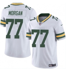 Youth Green Bay Packers 77 Jordan Morgan White 2024 Draft Vapor Untouchable Stitched Jersey Youth Green Bay Packers 77 Jordan Morgan White 2024 Draft Vapor Untouchable Stitched Jersey