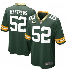Youth Nike Green Bay Packers 52 Clay Matthews Elite Green Team Color C Patch NFL Jersey Youth Nike Green Bay Packers 52 Clay Matthews Elite Green Team Color C Patch NFL Jersey
