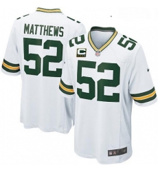 Youth Nike Green Bay Packers 52 Clay Matthews Elite White C Patch NFL Jersey Youth Nike Green Bay Packers 52 Clay Matthews Elite White C Patch NFL Jersey