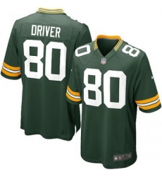 Youth Nike Green Bay Packers 80# Donald Driver Game Green Color Jersey Youth Nike Green Bay Packers 80# Donald Driver Game Green Color Jersey