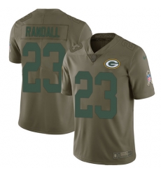 Youth Nike Packers #23 Damarious Randall Olive Stitched NFL Limited 2017 Salute to Service Jersey Youth Nike Packers #23 Damarious Randall Olive Stitched NFL Limited 2017 Salute to Service Jersey