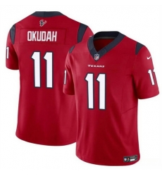 Men Houston Texans 11 Jeff Okudah Red 2024 F U S E Vapor Untouchable Stitched Football Jersey Men Houston Texans 11 Jeff Okudah Red 2024 F U S E Vapor Untouchable Stitched Football Jersey