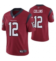 Men Houston Texans 12 Nico Collins Red Vapor Untouchable Limited Stitched Jersey Men Houston Texans 12 Nico Collins Red Vapor Untouchable Limited Stitched Jersey