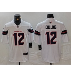 Men Houston Texans 12 Nico Collins White Vapor Untouchable Stitched Football Jersey