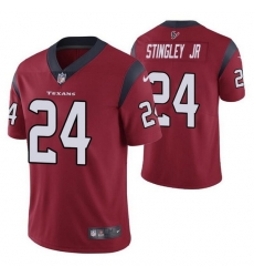 Men Houston Texans 24 Derek Stingley Jr Red Vapor Untouchable Limited Stitched jersey Men Houston Texans 24 Derek Stingley Jr Red Vapor Untouchable Limited Stitched jersey