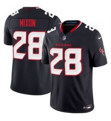 Men Houston Texans 28 Joe Mixon Navy 2024 Vapor F U S E Limited Stitched Jersey Men Houston Texans 28 Joe Mixon Navy 2024 Vapor F U S E Limited Stitched Jersey