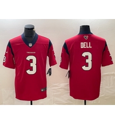 Men Houston Texans 3 Tank Dell Red Vapor Untouchable Stitched Football Jersey Men Houston Texans 3 Tank Dell Red Vapor Untouchable Stitched Football Jersey