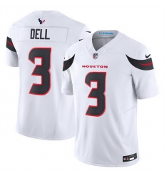 Men Houston Texans 3 Tank Dell White 2024 Vapor F U S E Limited Stitched Jersey Men Houston Texans 3 Tank Dell White 2024 Vapor F U S E Limited Stitched Jersey
