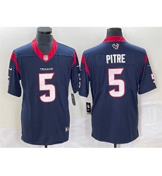 Men Houston Texans 5 Jalen Pitre Navy Vapor Untouchable Limited Stitched Jersey Men Houston Texans 5 Jalen Pitre Navy Vapor Untouchable Limited Stitched Jersey