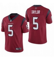 Men Houston Texans 5 Tyrod Taylor Red Vapor Untouchable Limited Stitched Jersey Men Houston Texans 5 Tyrod Taylor Red Vapor Untouchable Limited Stitched Jersey