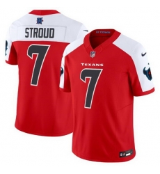 Men Houston Texans 7 C J Stroud Red White 2024 F U S E Vapor Limited Stitched Jersey Men Houston Texans 7 C J Stroud Red White 2024 F U S E Vapor Limited Stitched Jersey