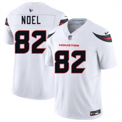 Men Houston Texans 82 Jaylin Noel White 2025 Draft Vapor F U S E  Limited Stitched Jersey