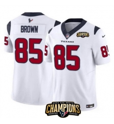 Men Houston Texans 85 Noah Brown White 2023 F U S E AFC South Champions Patch Vapor Untouchable Limited Stitched Football Jersey Men Houston Texans 85 Noah Brown White 2023 F U S E AFC South Champions Patch Vapor Untouchable Limited Stitched Football Jersey