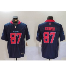 Men Houston Texans 87 Cade Stover Navy 2nd Alternate F U S E Vapor Limited Stitched Football Jersey Men Houston Texans 87 Cade Stover Navy 2nd Alternate F U S E Vapor Limited Stitched Football Jersey