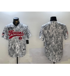 Men Houston Texans Blank Camo With Patch Cool Base Stitched Baseball Jersey 1 Men Houston Texans Blank Camo With Patch Cool Base Stitched Baseball Jersey 1