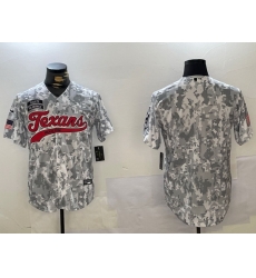 Men Houston Texans Blank Camo With Patch Cool Base Stitched Baseball Jersey Men Houston Texans Blank Camo With Patch Cool Base Stitched Baseball Jersey