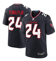 Men Houston Texans Nike Derek Stingley Jr. #24 Navy Game Stitched Jersey Men Houston Texans Nike Derek Stingley Jr. #24 Navy Game Stitched Jersey