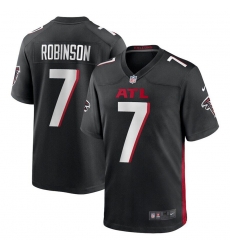 Men Nike Atlanta Falcons #7 Bijan Robinson Black 2023 NFL Draft Vapor Limited Jersey Men Nike Atlanta Falcons #7 Bijan Robinson Black 2023 NFL Draft Vapor Limited Jersey