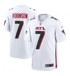 Men Nike Atlanta Falcons #7 Bijan Robinson White 2023 NFL Draft Vapor Limited Jersey Men Nike Atlanta Falcons #7 Bijan Robinson White 2023 NFL Draft Vapor Limited Jersey