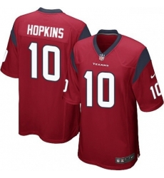 Men Nike Houston Texans 10 DeAndre Hopkins Game Red Alternate NFL Jersey Men Nike Houston Texans 10 DeAndre Hopkins Game Red Alternate NFL Jersey