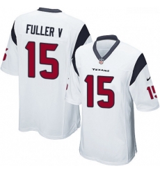 Men Nike Houston Texans 15 Will Fuller V Game White NFL Jersey Men Nike Houston Texans 15 Will Fuller V Game White NFL Jersey