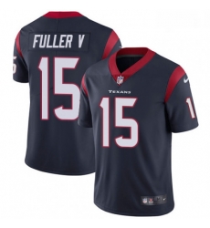 Men Nike Houston Texans 15 Will Fuller V Limited Navy Blue Team Color Vapor Untouchable NFL Jersey Men Nike Houston Texans 15 Will Fuller V Limited Navy Blue Team Color Vapor Untouchable NFL Jersey