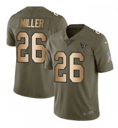 Men Nike Houston Texans 26 Lamar Miller Limited OliveGold 2017 Salute to Service NFL Jersey Men Nike Houston Texans 26 Lamar Miller Limited OliveGold 2017 Salute to Service NFL Jersey