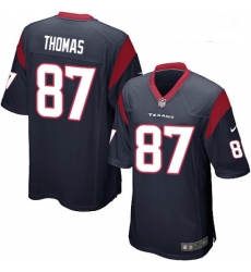 Men Nike Houston Texans 87 Demaryius Thomas Game Navy Blue Team Color NFL Jersey Men Nike Houston Texans 87 Demaryius Thomas Game Navy Blue Team Color NFL Jersey