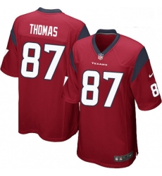 Men Nike Houston Texans 87 Demaryius Thomas Game Red Alternate NFL Jersey Men Nike Houston Texans 87 Demaryius Thomas Game Red Alternate NFL Jersey