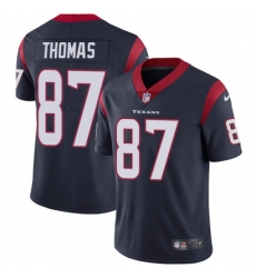 Men Nike Houston Texans 87 Demaryius Thomas Navy Blue Team Color Vapor Untouchable Limited Player NFL Jersey Men Nike Houston Texans 87 Demaryius Thomas Navy Blue Team Color Vapor Untouchable Limited Player NFL Jersey