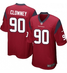 Men Nike Houston Texans 90 Jadeveon Clowney Game Red Alternate NFL Jersey Men Nike Houston Texans 90 Jadeveon Clowney Game Red Alternate NFL Jersey