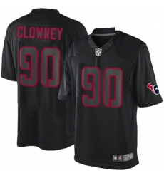 Men Nike Houston Texans 90 Jadeveon Clowney Limited Black Impact NFL Jersey Men Nike Houston Texans 90 Jadeveon Clowney Limited Black Impact NFL Jersey
