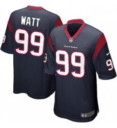 Men Nike Houston Texans 99 JJ Watt Game Navy Blue Team Color NFL Jersey Men Nike Houston Texans 99 JJ Watt Game Navy Blue Team Color NFL Jersey