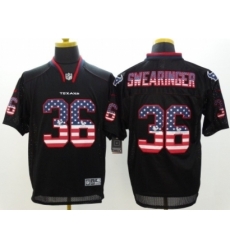 Nike Houston Texans 36 D.J. Swearinger Black Elite USA Flag Fashion NFL Jersey Nike Houston Texans 36 D.J. Swearinger Black Elite USA Flag Fashion NFL Jersey