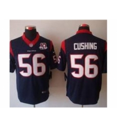 Nike Houston Texans 56 Brian Cushing Blue Limited W 10th Patch NFL Jersey Nike Houston Texans 56 Brian Cushing Blue Limited W 10th Patch NFL Jersey