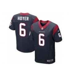 Nike Houston Texans 6 Brian Hoyer Blue Elite NFL Jersey Nike Houston Texans 6 Brian Hoyer Blue Elite NFL Jersey