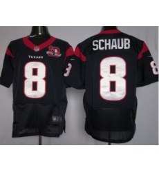Nike Houston Texans 8 Matt Schaub Blue Elite W 10th Patch NFL Jersey Nike Houston Texans 8 Matt Schaub Blue Elite W 10th Patch NFL Jersey