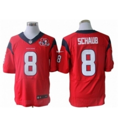 Nike Houston Texans 8 Matt Schaub Red Elite W 10th Patch NFL Jersey Nike Houston Texans 8 Matt Schaub Red Elite W 10th Patch NFL Jersey