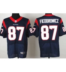 Nike Houston Texans 87 C.J. Fiedorowicz Blue Elite NFL Jersey Nike Houston Texans 87 C.J. Fiedorowicz Blue Elite NFL Jersey
