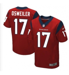 Nike Texans #17 Brock Osweiler Red Alternate Mens Stitched NFL Elite Jersey Nike Texans #17 Brock Osweiler Red Alternate Mens Stitched NFL Elite Jersey
