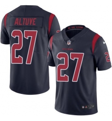 Nike Texans #27 Jose Altuve Navy Blue Mens Stitched NFL Limited Rush Jersey Nike Texans #27 Jose Altuve Navy Blue Mens Stitched NFL Limited Rush Jersey