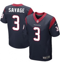 Nike Texans #3 Tom Savage Navy Blue Team Color Mens Stitched NFL Elite Jersey Nike Texans #3 Tom Savage Navy Blue Team Color Mens Stitched NFL Elite Jersey