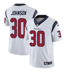 Nike Texans #30 Kevin Johnson White Mens Stitched NFL Vapor Untouchable Limited Jersey Nike Texans #30 Kevin Johnson White Mens Stitched NFL Vapor Untouchable Limited Jersey