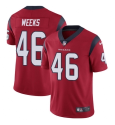 Nike Texans #46 Jon Weeks Red Alternate Mens Stitched NFL Vapor Untouchable Limited Jersey Nike Texans #46 Jon Weeks Red Alternate Mens Stitched NFL Vapor Untouchable Limited Jersey