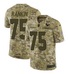 Nike Texans #75 Martinas Rankin Camo Mens Stitched NFL Limited 2018 Salute To Service Jersey Nike Texans #75 Martinas Rankin Camo Mens Stitched NFL Limited 2018 Salute To Service Jersey