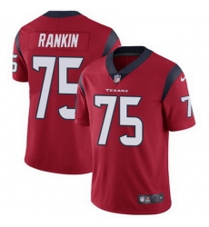 Nike Texans #75 Martinas Rankin Red Alternate Mens Stitched NFL Vapor Untouchable Limited Jersey Nike Texans #75 Martinas Rankin Red Alternate Mens Stitched NFL Vapor Untouchable Limited Jersey